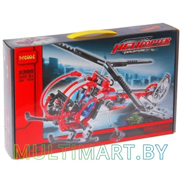 Конструктор Decool 3356 Вертолет (300 деталей)